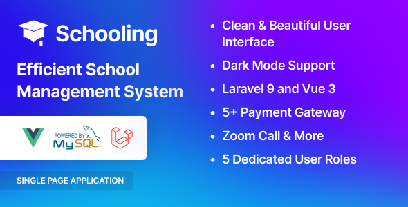 Schooling - School Management System (SPA)